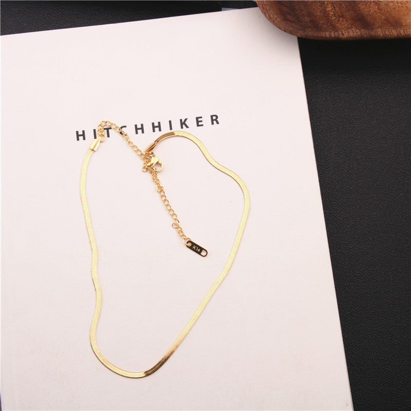 Snake chain necklace