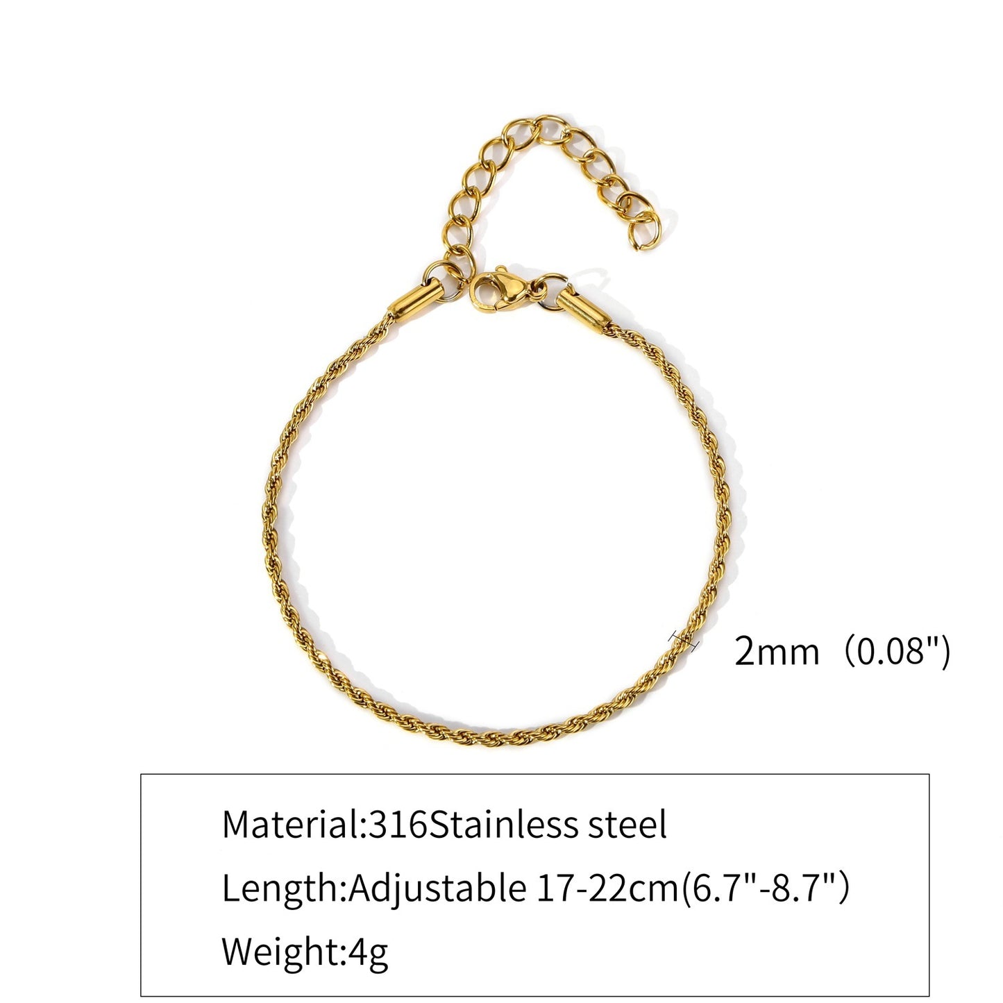 Hemp Flowers Chain Stainless Steel 18K Cuban Item