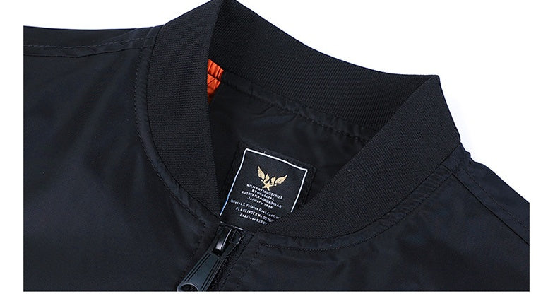 Aviator Jacket Embroidered Baseball Jacket For Men
