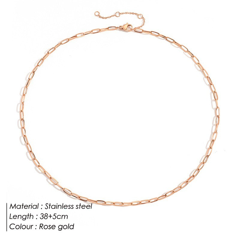 Nadia Paperclip Chain Necklace