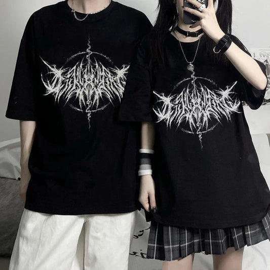 Printed Wings Street Style Cotton T-shirt Men