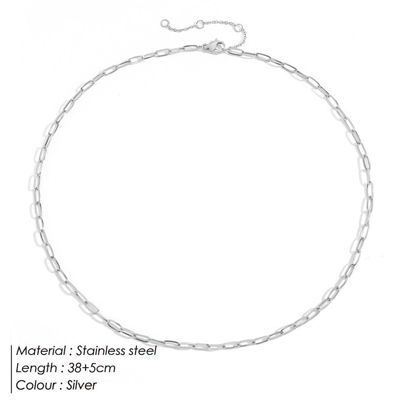 Nadia Paperclip Chain Necklace