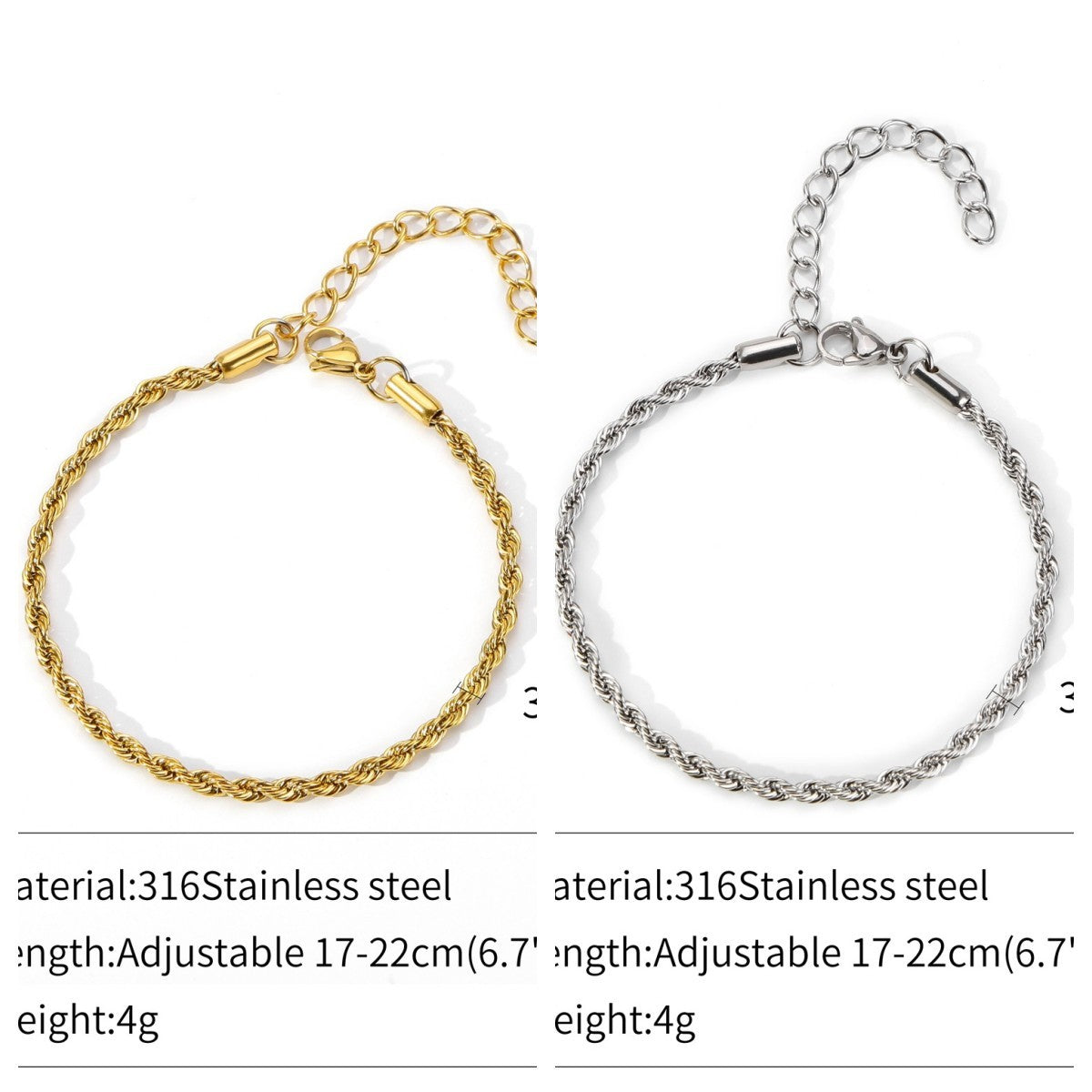 Hemp Flowers Chain Stainless Steel 18K Cuban Item